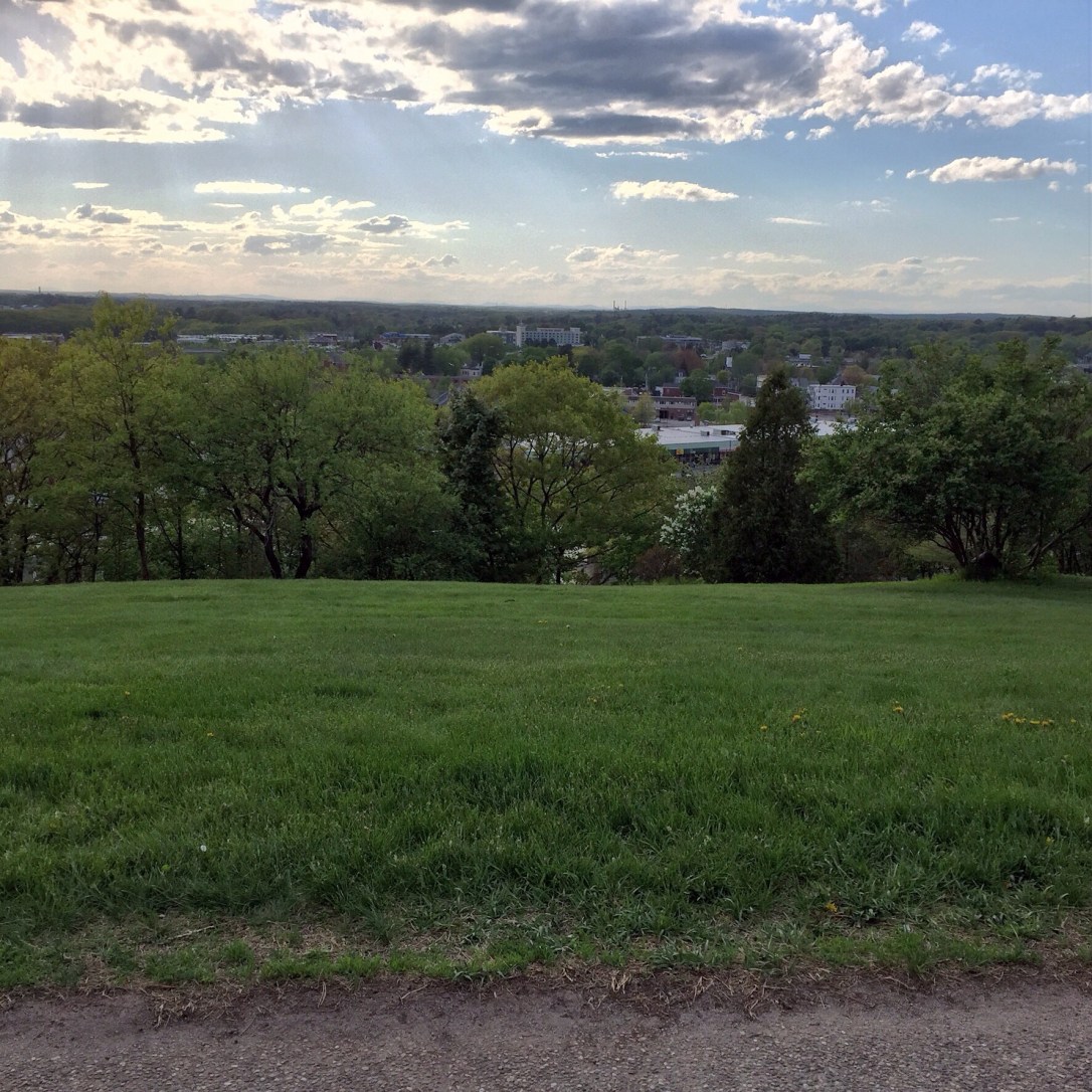 view of  western promenade, portland , maine.